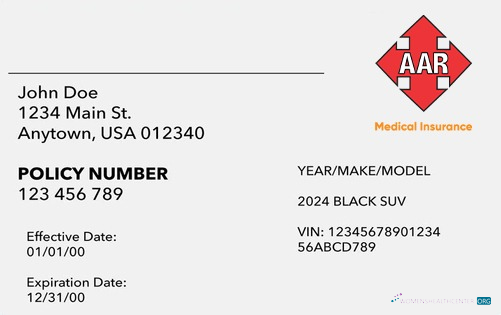 Download Uganda health insurance card Photoshop template